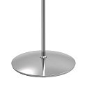 Steinhauer Lampadaire TALLERKEN 3 flammes, avec prise de courant, avec variateur tactile G9 IP20, acier bross gradable