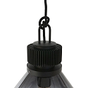 Steinhauer pendant luminaire FLERE 6 flames, square, long E27 IP20, black matt dimmable