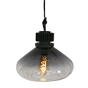 Steinhauer pendant luminaire FLERE 6 flames, square, long E27 IP20, black matt dimmable