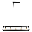 Luminaire  suspension BUCKLEY 5 flammes, rglable E27 IP20, noir mat gradable