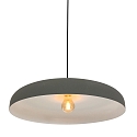 Steinhauer Luci a sospesione KRISIP Giù, 1-Lampadina, piatto E27 IP20, Grigio, Opaco dimmerabile Steinhauer Luci a sospesione KRISIP Giù, 1-Lampadina, piatto E27 IP20, Grigio, Opaco dimmerabile