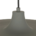 Steinhauer Luci a sospesione KRISIP Giù, 1-Lampadina, piatto E27 IP20, Grigio, Opaco dimmerabile Steinhauer Luci a sospesione KRISIP Giù, 1-Lampadina, piatto E27 IP20, Grigio, Opaco dimmerabile