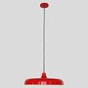 Luci a sospesione KRISIP Giù, 1-Lampadina, piatto E27 IP20, Rosso dimmerabile