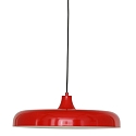 Luci a sospesione KRISIP Giù, 1-Lampadina, piatto E27 IP20, Rosso dimmerabile