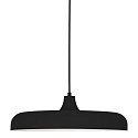 Steinhauer pendant luminaire KRISIP down, 1 flame, flat E27 IP20, black matt dimmable Steinhauer pendant luminaire KRISIP down, 1 flame, flat E27 IP20, black matt dimmable
