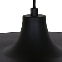 Steinhauer pendant luminaire KRISIP down, 1 flame, flat E27 IP20, black matt dimmable Steinhauer pendant luminaire KRISIP down, 1 flame, flat E27 IP20, black matt dimmable