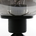 Steinhauer table lamp REFLEXION -  14CM 1 flame, with switch, with plug E27 IP20, black matt 