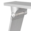 table lamp SERENADE rotatable, CCT Switch, tiltable, with touch dimmer IP20, steel brushed dimmable