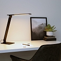 Steinhauer table lamp SERENADE rotatable, CCT Switch, tiltable, with touch dimmer IP20, black matt dimmable