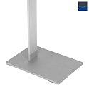 Lampadaire SERENADE CCT Switch, réglable, avec variateur tactile IP20, aluminium brossé gradable