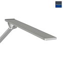 Lampadaire SERENADE CCT Switch, réglable, avec variateur tactile IP20, aluminium brossé gradable