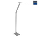 Lampadaire SERENADE CCT Switch, réglable, avec variateur tactile IP20, aluminium brossé gradable