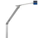 Lampadaire SERENADE CCT Switch, réglable, avec variateur tactile IP20, aluminium brossé gradable