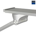 Lampadaire SERENADE CCT Switch, réglable, avec variateur tactile IP20, aluminium brossé gradable