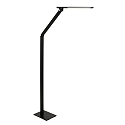 Lampadaire SERENADE CCT Switch, réglable, avec variateur tactile IP20, noir mat gradable