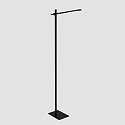 Mexlite floor lamp STEKK tiltable, with touch dimmer IP20, black matt dimmable