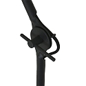 anne light & home floor lamp KASKET with switch, with jointed arm, with plug E27 IP20, black matt 
