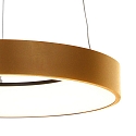 Luci a sospesione RINGLEDE - Ø 48CM grande, rotondo, diretto / indiretto IP20, oro dimmerabile
