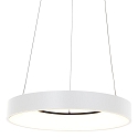 Steinhauer pendant luminaire RINGLEDE -  48CM large, round, direct / indirect IP20, white matt dimmable