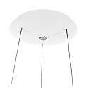 Steinhauer pendant luminaire RINGLEDE -  48CM large, round, direct / indirect IP20, white matt dimmable