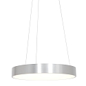 Luci a sospesione RINGLEDE -  48CM grande, rotondo, diretto / indiretto IP20, argento spazzolato dimmerabile