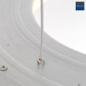 Steinhauer Luminaire à suspension RINGLEDE - Ø 48CM grand, rond, direct / indirect IP20, argent brossé gradable