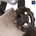 Mexlite Spot GEARWOOD, 4 flames, anthracite