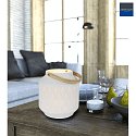 AN Table lamp PORCELAIN, 1 flame, white