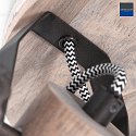 Strahler-Rondell GEARWOOD, 3-flammig, 3x E27, verstellbar, Kautschuk-Holz / Metall