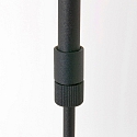 Steinhauser Pendant luminaire VORTEX LED, 5 flames, black