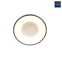 LED Deckenleuchte RINGLEDE, Ø 30cm, 30W 2700K 2800lm, direkt / indirekt, dimmbar, schwarz matt