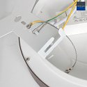 LED Deckenleuchte RINGLEDE, Ø 30cm, 30W 2700K 2800lm, direkt / indirekt, dimmbar, schwarz matt