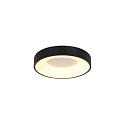 Steinhauer LED Deckenleuchte RINGLEDE,  30cm, 30W 2700K 2800lm, direkt / indirekt, dimmbar, schwarz matt
