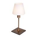 Steinhauer Lampada da tavolo ANCILLA 1-Lampadina, lang, con funzione di commutazione, conico E14 IP20, bronzo spazzolato dimmerabile