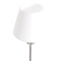 Steinhauer Lampada da tavolo ANCILLA 1-Lampadina, lang, con funzione di commutazione, conico E14 IP20, Acciaio spazzolato dimmerabile