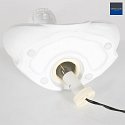 anne light & home table lamp JAZZ BUDDHA round, with switch, with plug E14 IP20, white matt 