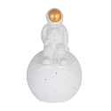 table lamp JAZZ ASTRONAUT with switch, with plug, adjustable, perforated E14 IP20, white matt 
