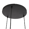 Steinhauer pendant luminaire BOLLIQUE 3 flames, round E27 IP20, black matt dimmable Steinhauer pendant luminaire BOLLIQUE 3 flames, round E27 IP20, black matt dimmable