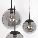 Steinhauer pendant luminaire BOLLIQUE 3 flames, round E27 IP20, black matt dimmable Steinhauer pendant luminaire BOLLIQUE 3 flames, round E27 IP20, black matt dimmable