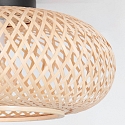 anne light & home ceiling luminaire MAZE E27 IP20, bamboo light dimmable