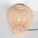 anne light & home table lamp MAZE with switch E27 IP20, bamboo light 