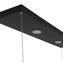 Steinhauer pendant luminaire TØR 6 flames, with shelf IP20, black matt dimmable Steinhauer pendant luminaire TØR 6 flames, with shelf IP20, black matt dimmable