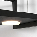Steinhauer pendant luminaire TØR 6 flames, with shelf IP20, black matt dimmable Steinhauer pendant luminaire TØR 6 flames, with shelf IP20, black matt dimmable