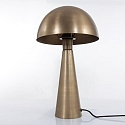 Steinhauer Lampe de table PIMPERNEL Bas, rond, avec interrupteur, avec prise de courant, conique E27 IP20, bronze 