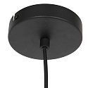anne light & home Luminaire  suspension FLINTER  1 flamme, cylindrique, direct / indirect E27 IP20, noir mat gradable