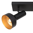 anne light & home wall and ceiling luminaire BUNDLE 2 flames, adjustable E27 IP20, black matt dimmable