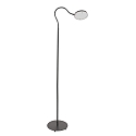 Mexlite Lampada da terra PLATU con braccio flessibile, con dimmer a sfioramento IP20, Nero opaco dimmerabile Mexlite Lampada da terra PLATU con braccio flessibile, con dimmer a sfioramento IP20, Nero opaco dimmerabile
