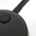 Mexlite Lampada da terra PLATU con braccio flessibile, con dimmer a sfioramento IP20, Nero opaco dimmerabile Mexlite Lampada da terra PLATU con braccio flessibile, con dimmer a sfioramento IP20, Nero opaco dimmerabile