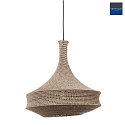 pendant luminaire MARRAKESCH closed E27 IP20, creme, black