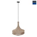 pendant luminaire MARRAKESCH closed E27 IP20, creme, black